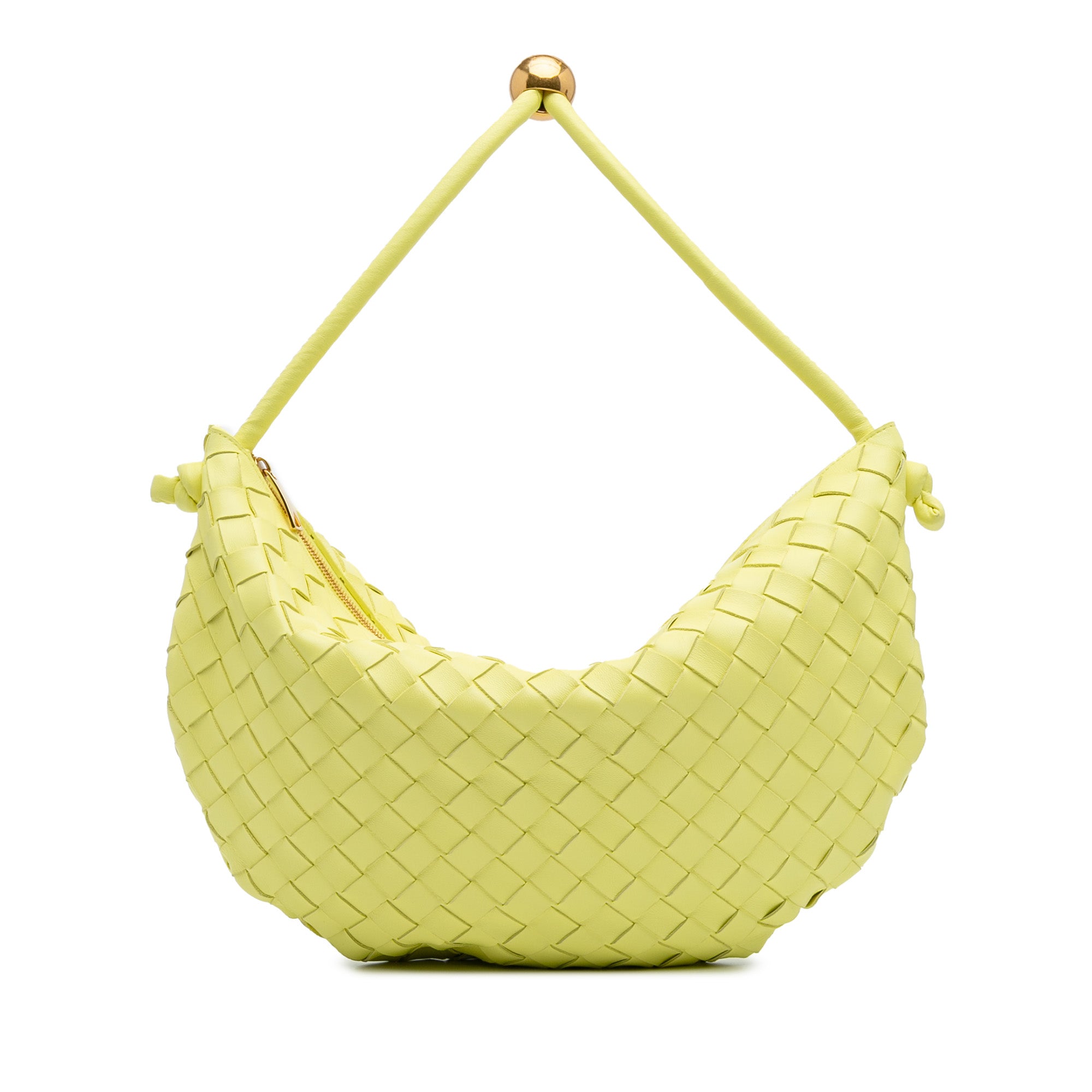 Medium Lambskin Intrecciato Turn Pouch
