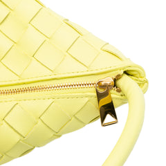 Medium Lambskin Intrecciato Turn Pouch