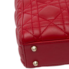 Mini Lambskin Cannage Lady Dior