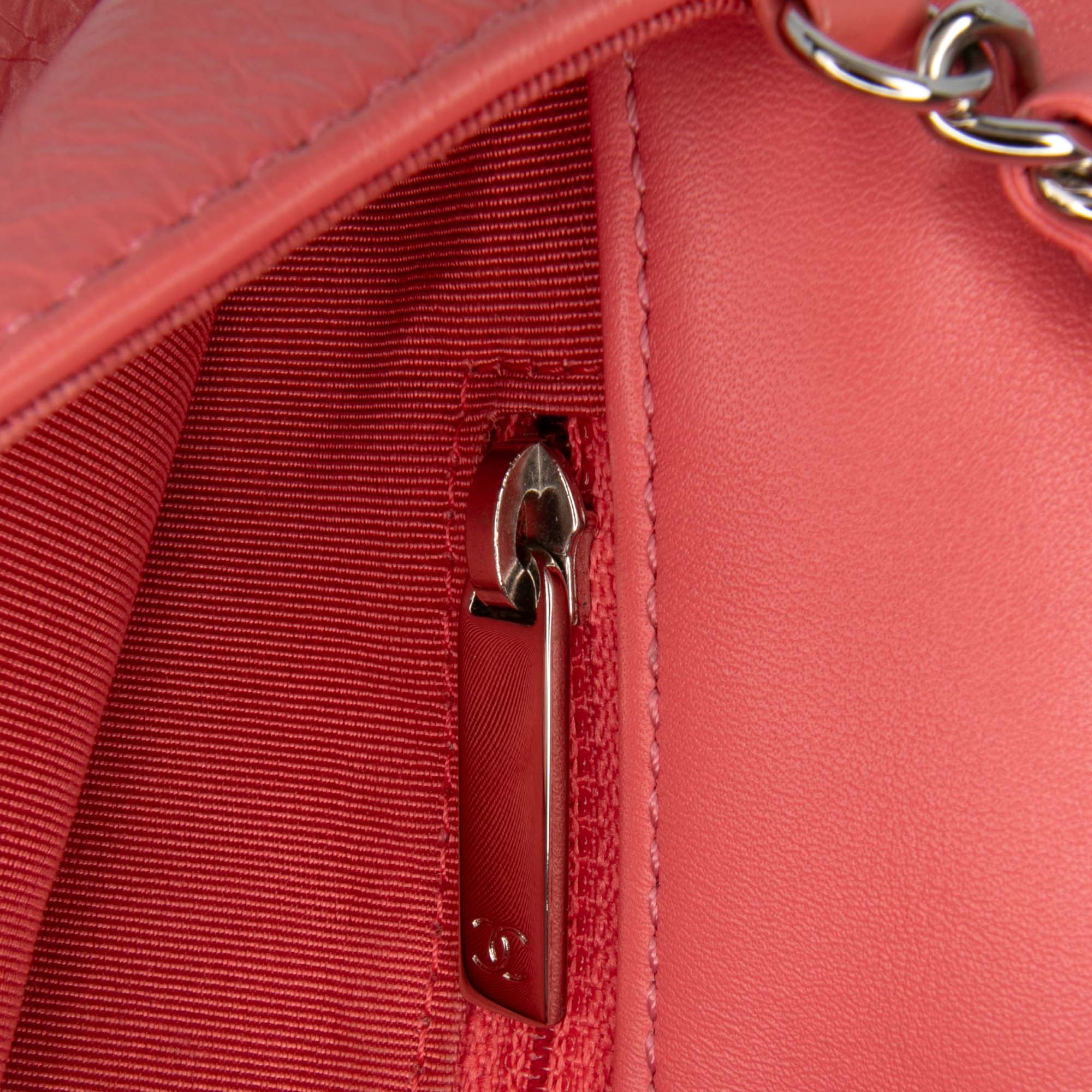 Crumpled Calfskin Bi Quilted Vintage Full Flap