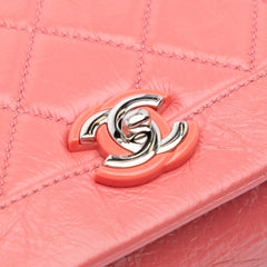 Crumpled Calfskin Bi Quilted Vintage Full Flap