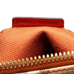 Small Haymarket Check Coated Canvas Blaze Satchel