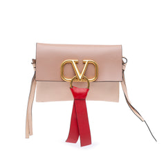 Leather VRing Clutch