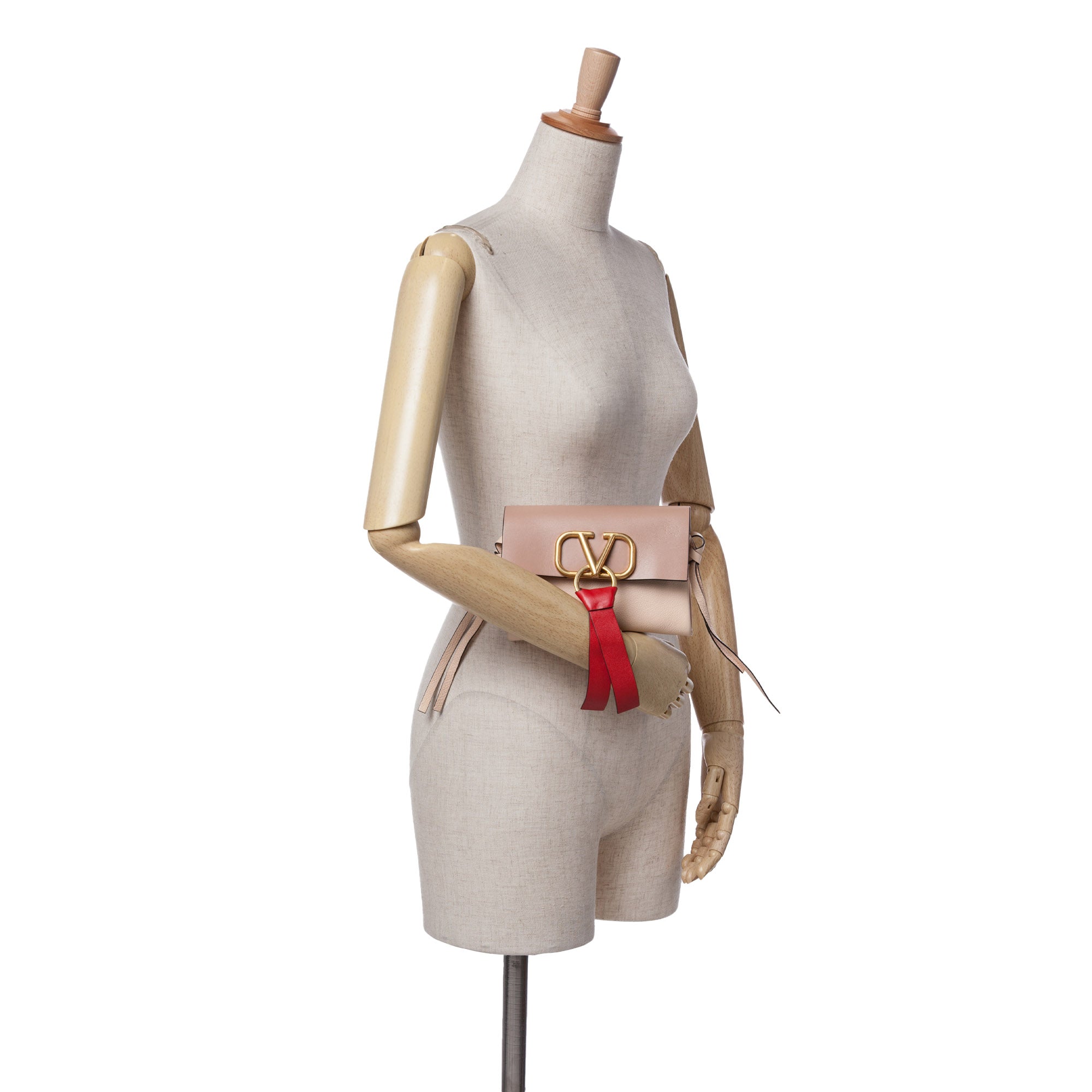 Leather VRing Clutch