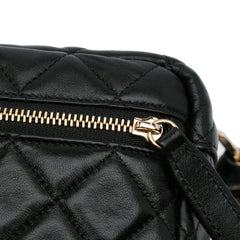 Quilted Lambskin Cube Vanity Bag