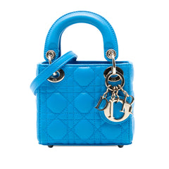 Micro Lambskin Cannage Lady Dior