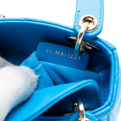 Micro Lambskin Cannage Lady Dior