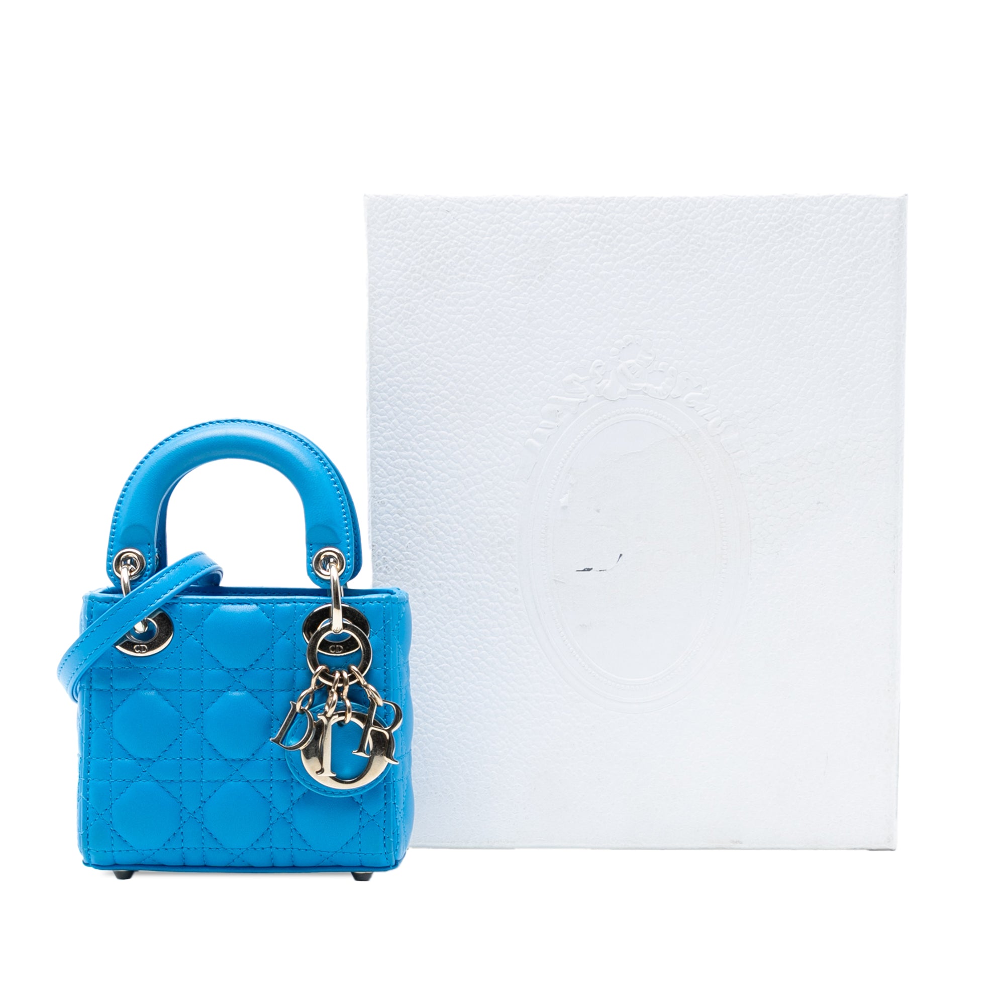 Micro Lambskin Cannage Lady Dior