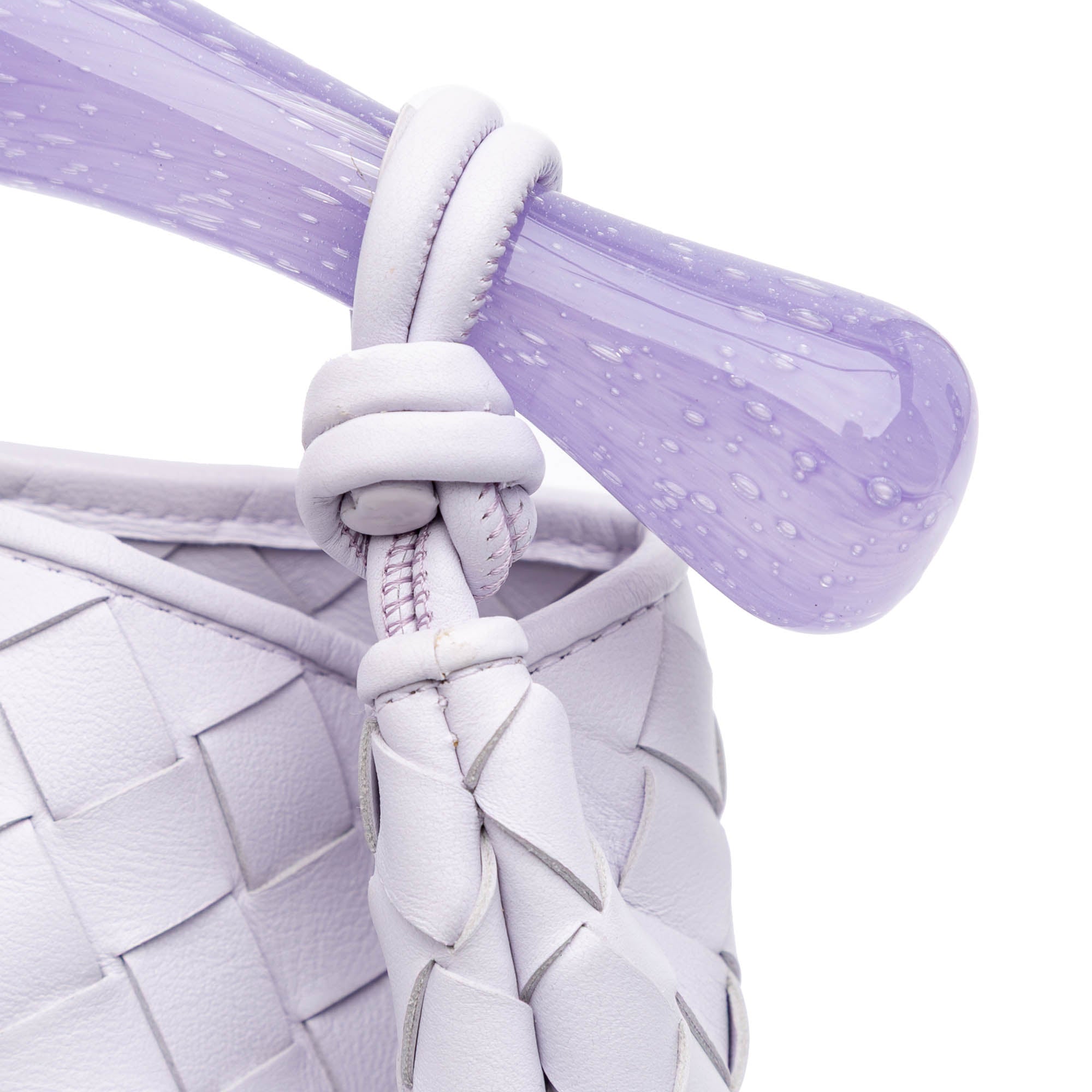 Limited Edition Murano Glass Lambskin Intrecciato Sardine