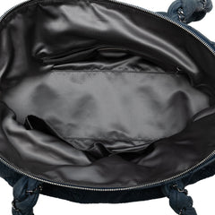 Calfskin Lady Braid Shoulder Bag