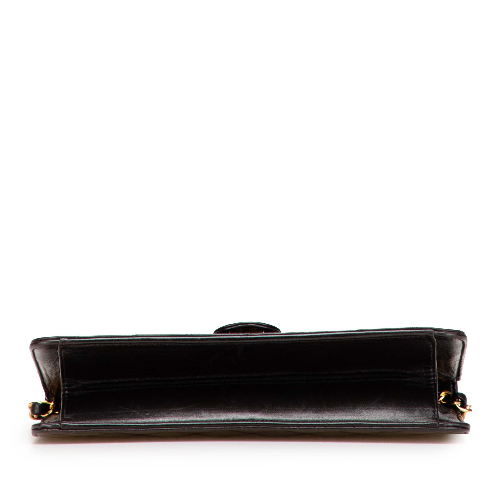 Medium CC Quilted Lambskin Half Single Flap