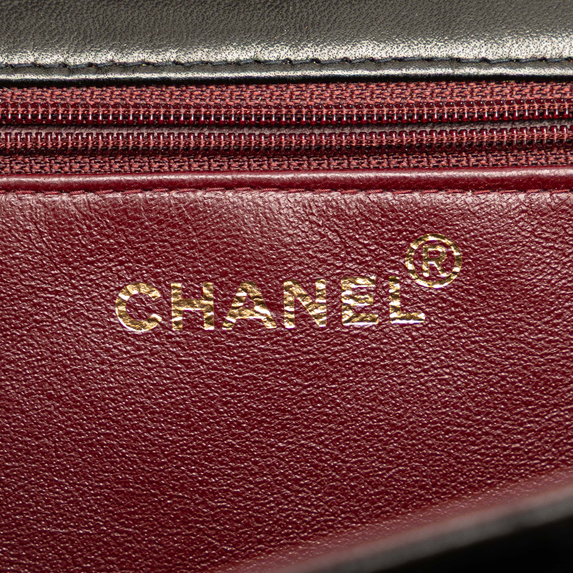 Medium CC Quilted Lambskin Half Single Flap
