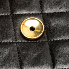 Medium CC Quilted Lambskin Half Single Flap