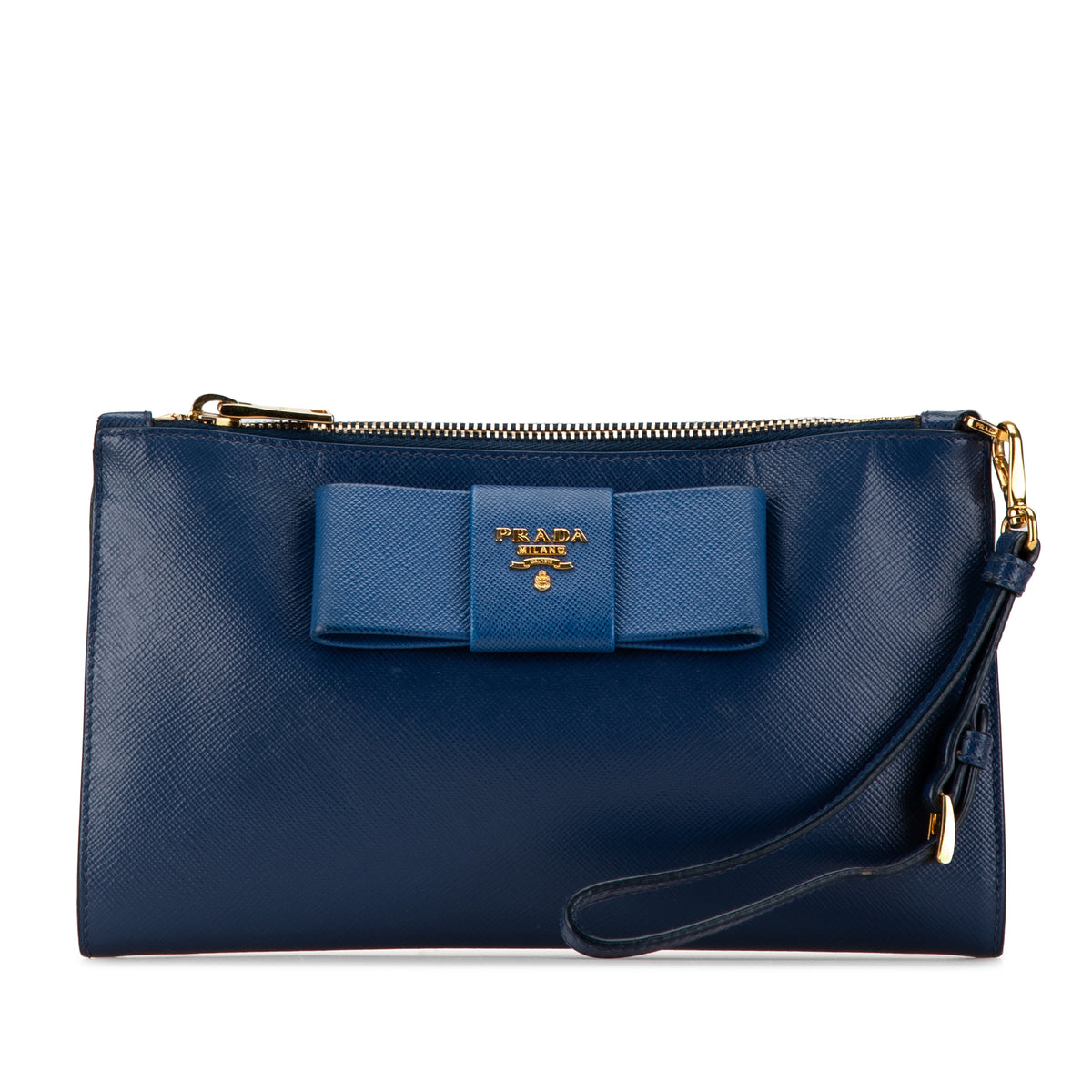 Saffiano Bow Clutch