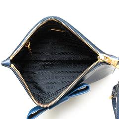 Saffiano Bow Clutch