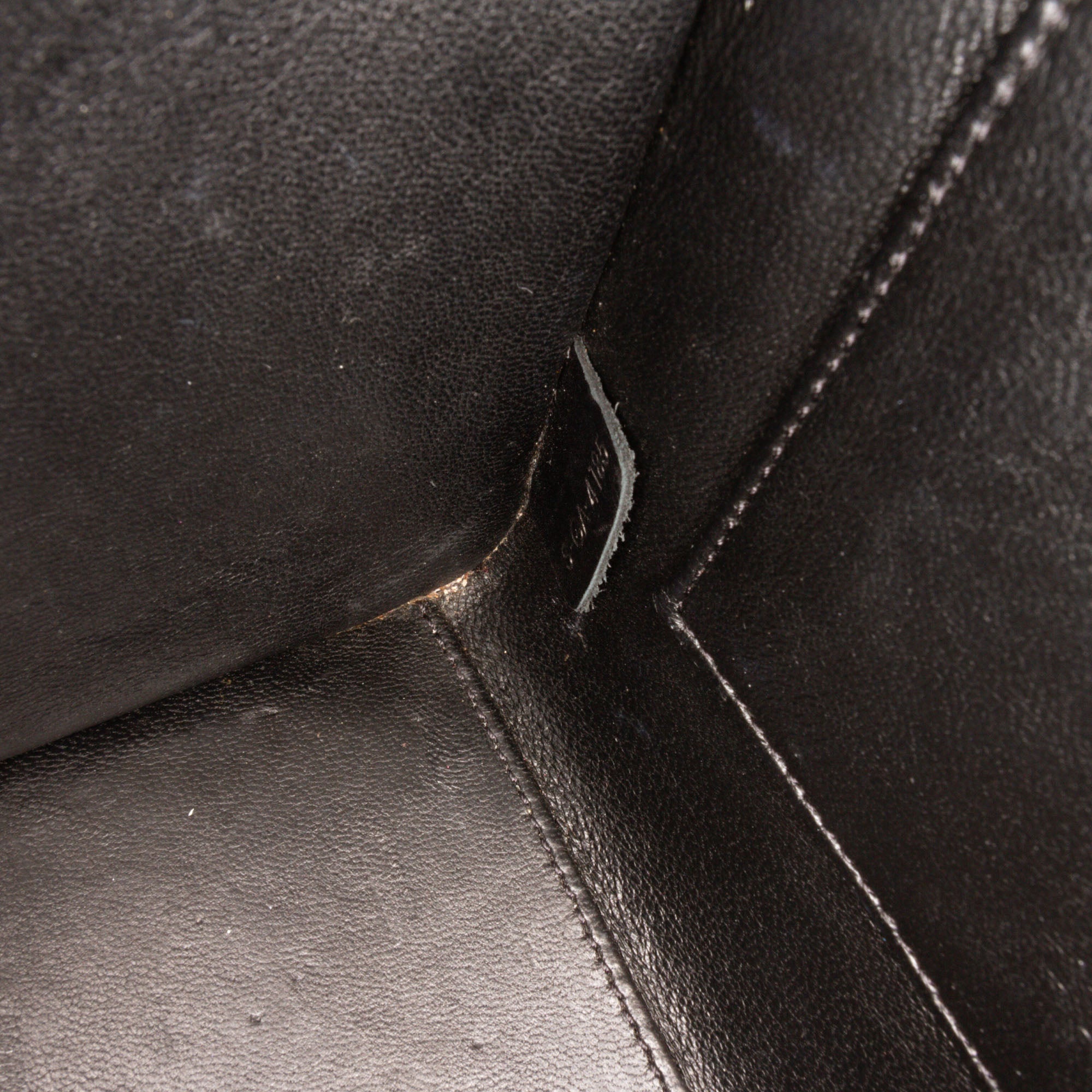 Nano Tricolor Grained Calfskin and Nubuck Luggage Tote