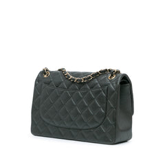 Jumbo Classic Caviar Double Flap