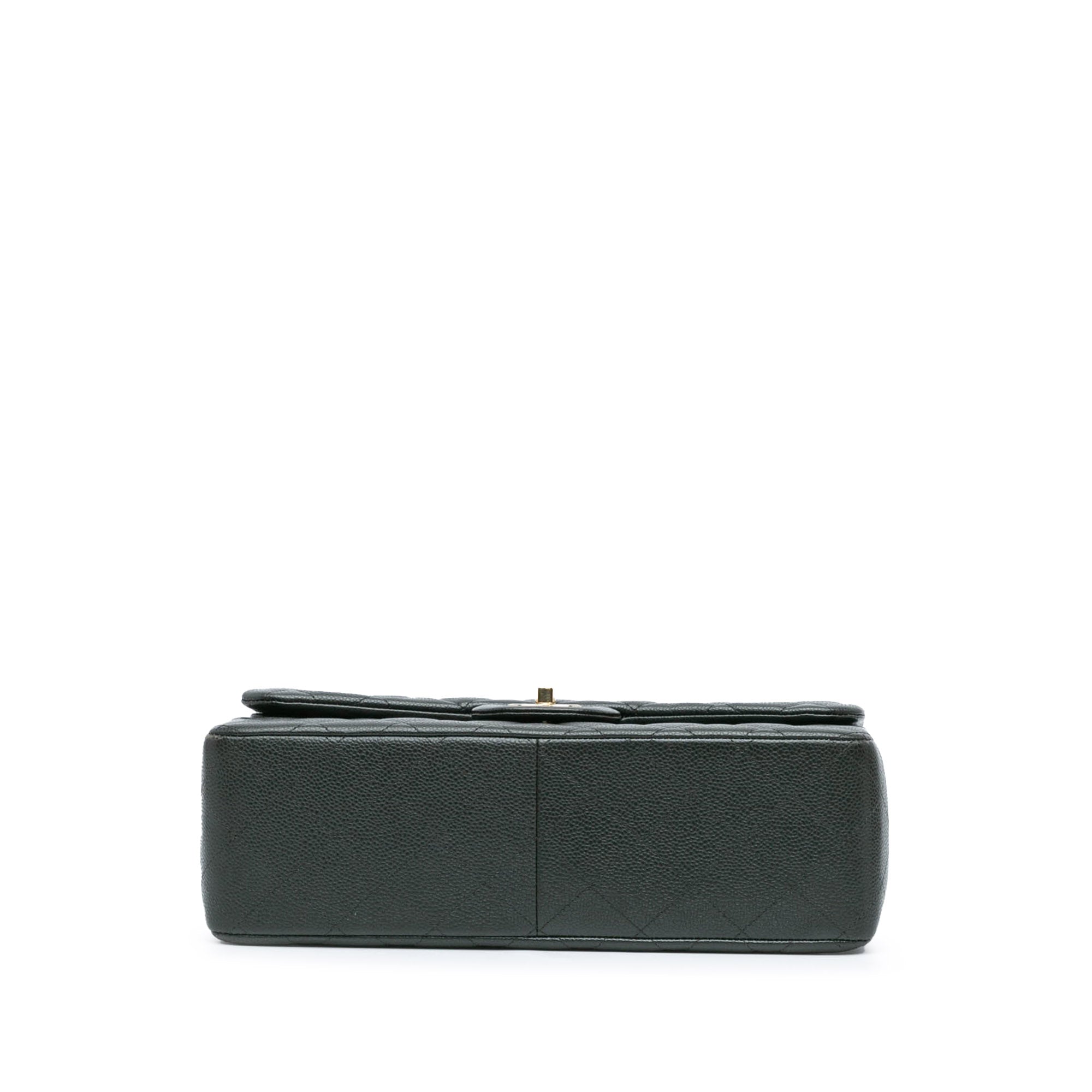 Jumbo Classic Caviar Double Flap