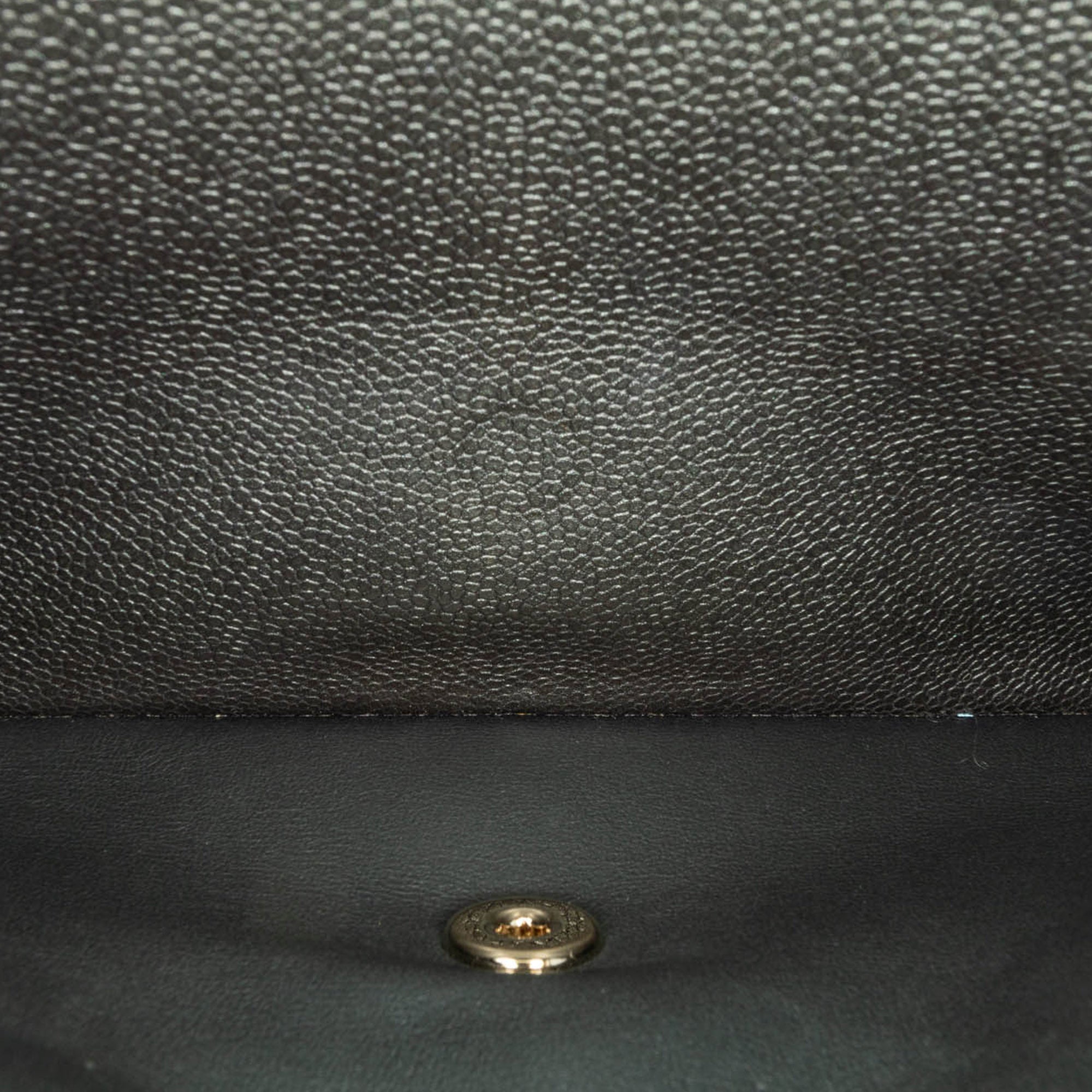 Jumbo Classic Caviar Double Flap
