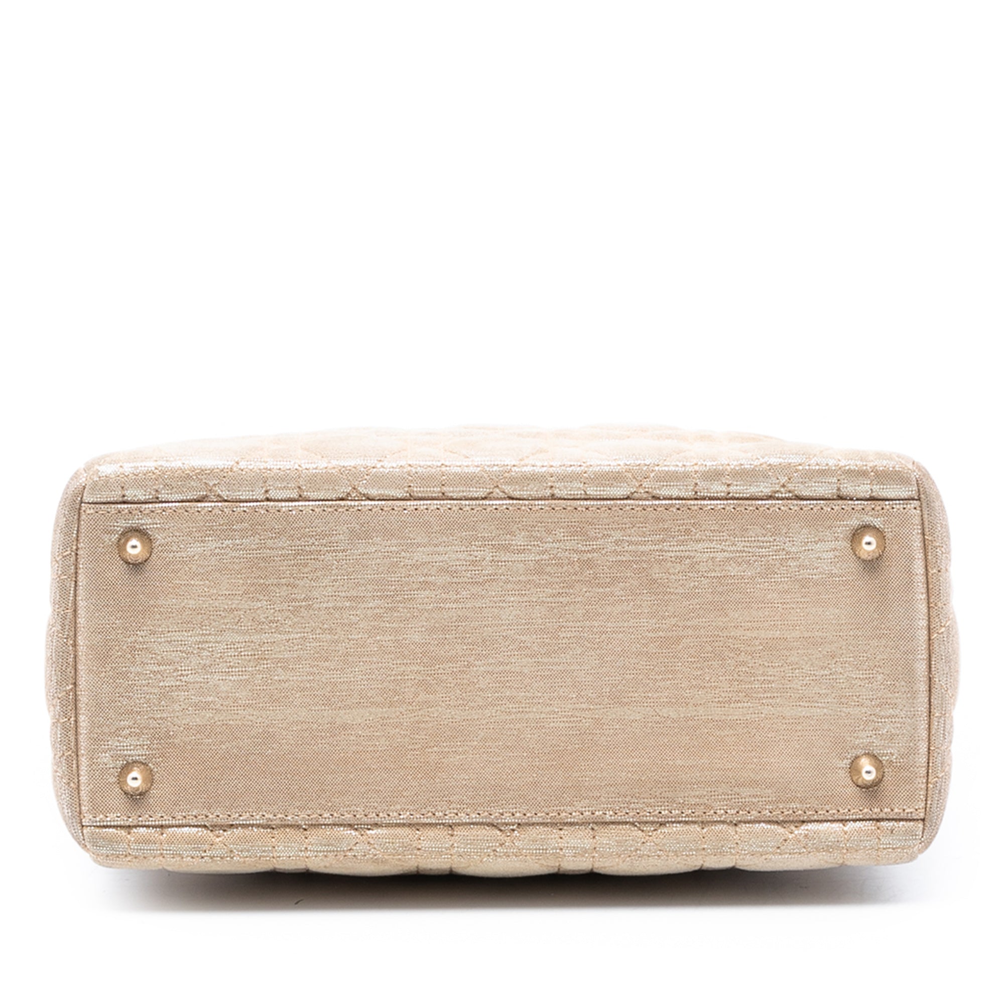 Medium Iridescent Lambskin Cannage Lady Dior