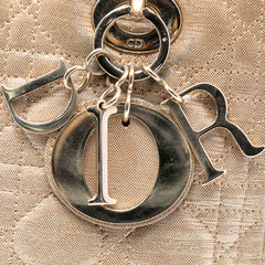 Medium Iridescent Lambskin Cannage Lady Dior