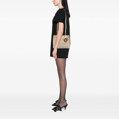 Medium Iridescent Lambskin Cannage Lady Dior