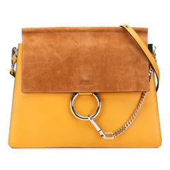 Medium Leather Faye Shoulder Bag