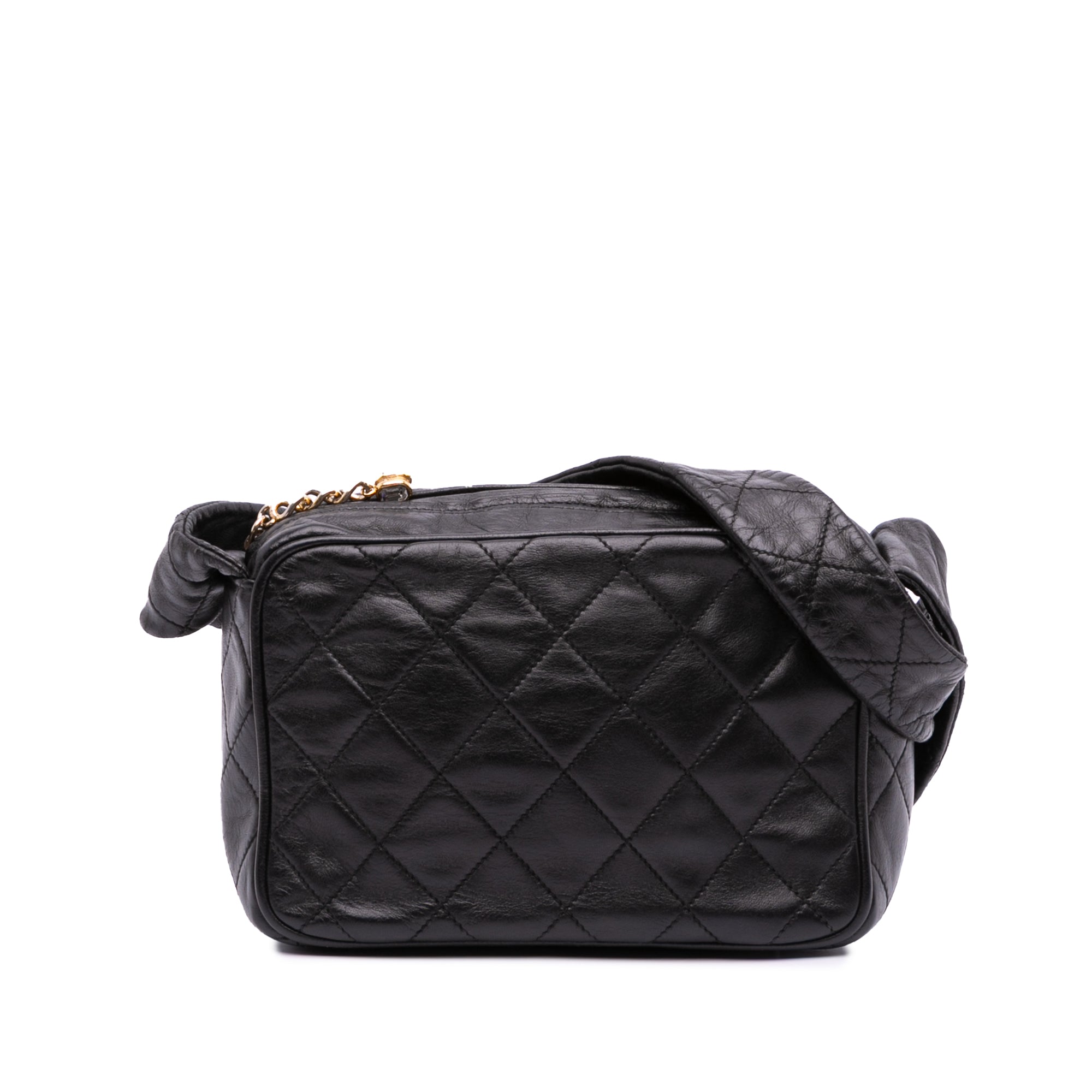 Mini Quilted Lambskin Camera Crossbody