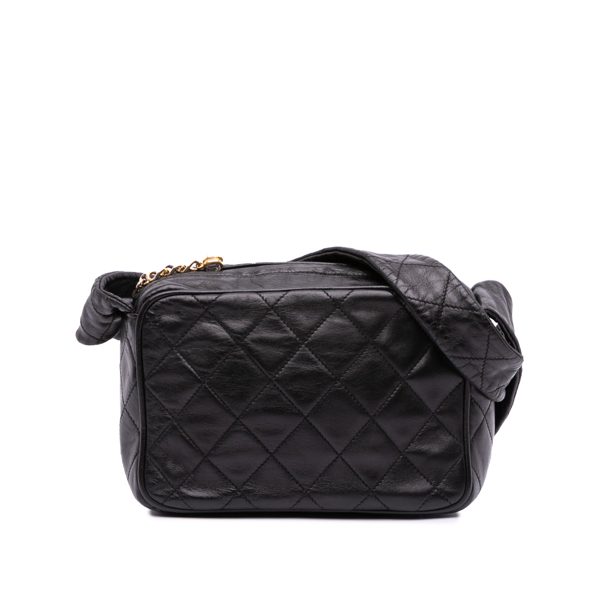 Mini Quilted Lambskin Camera Crossbody