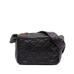 Mini Quilted Lambskin Camera Crossbody