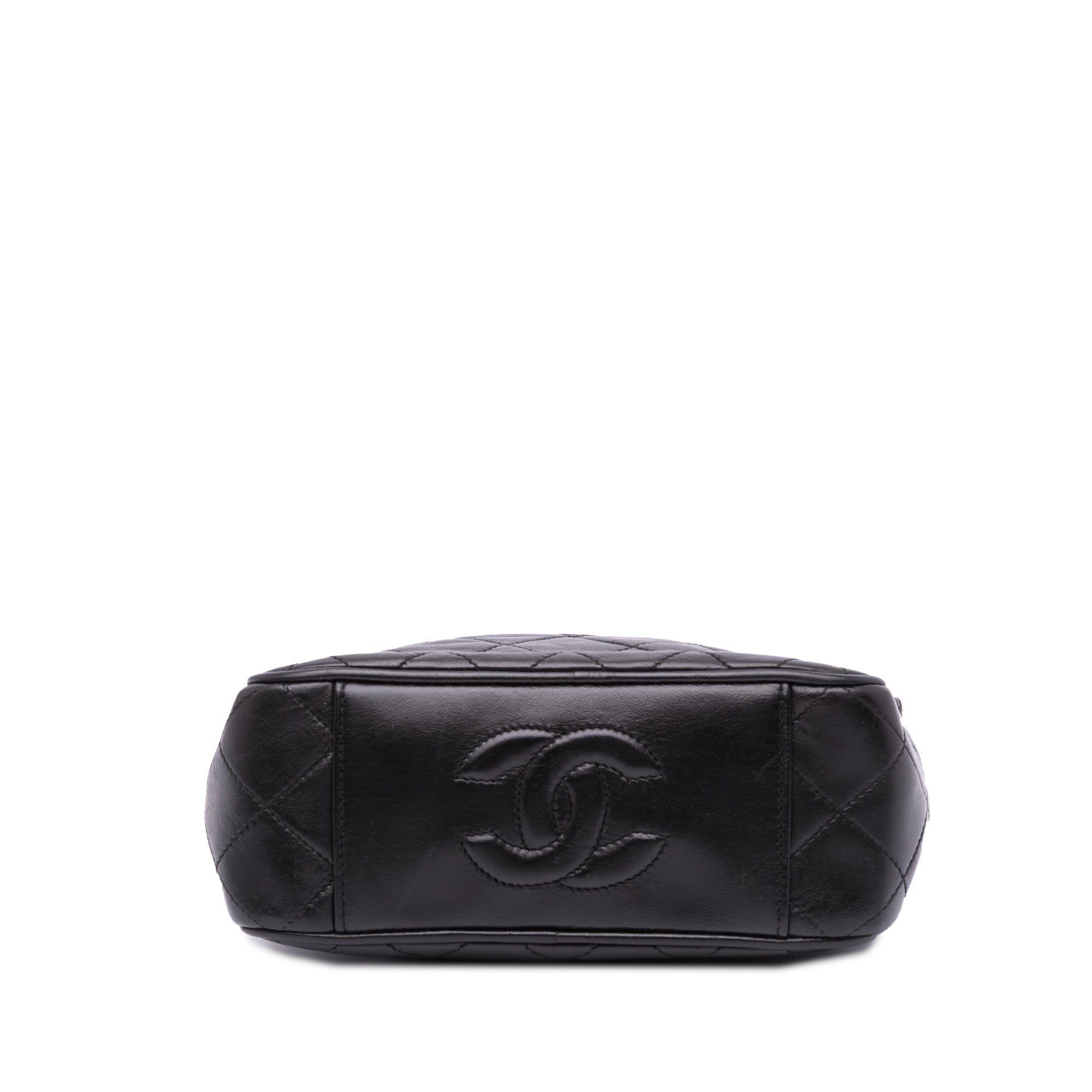 Mini Quilted Lambskin Camera Crossbody