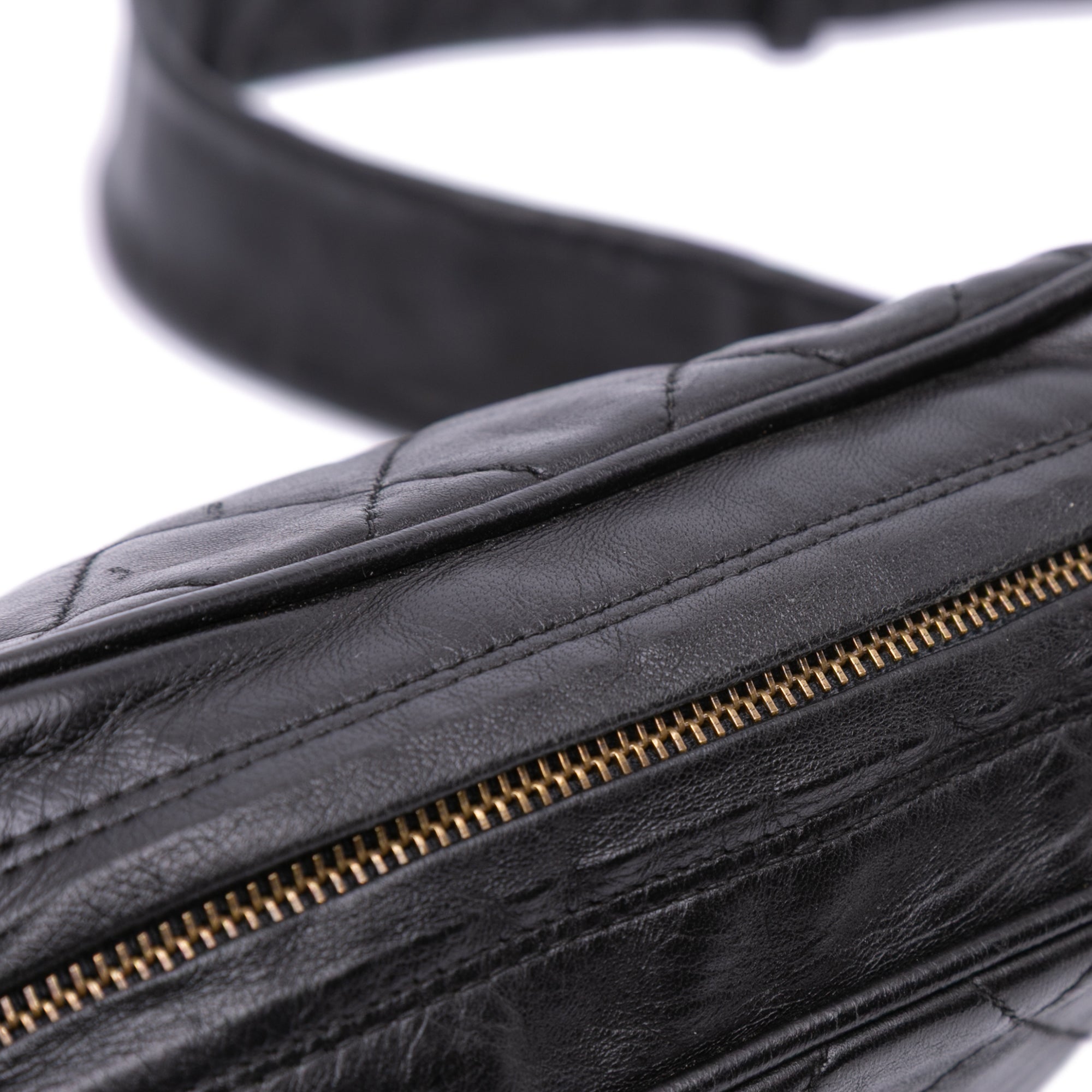 Mini Quilted Lambskin Camera Crossbody