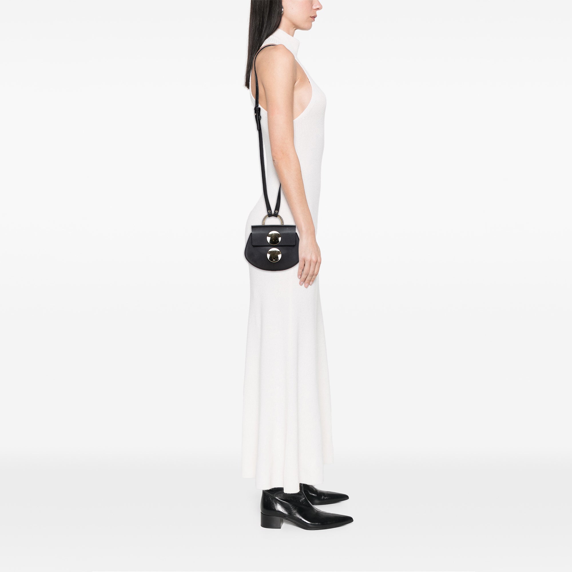 Mini Leather Faye Crossbody