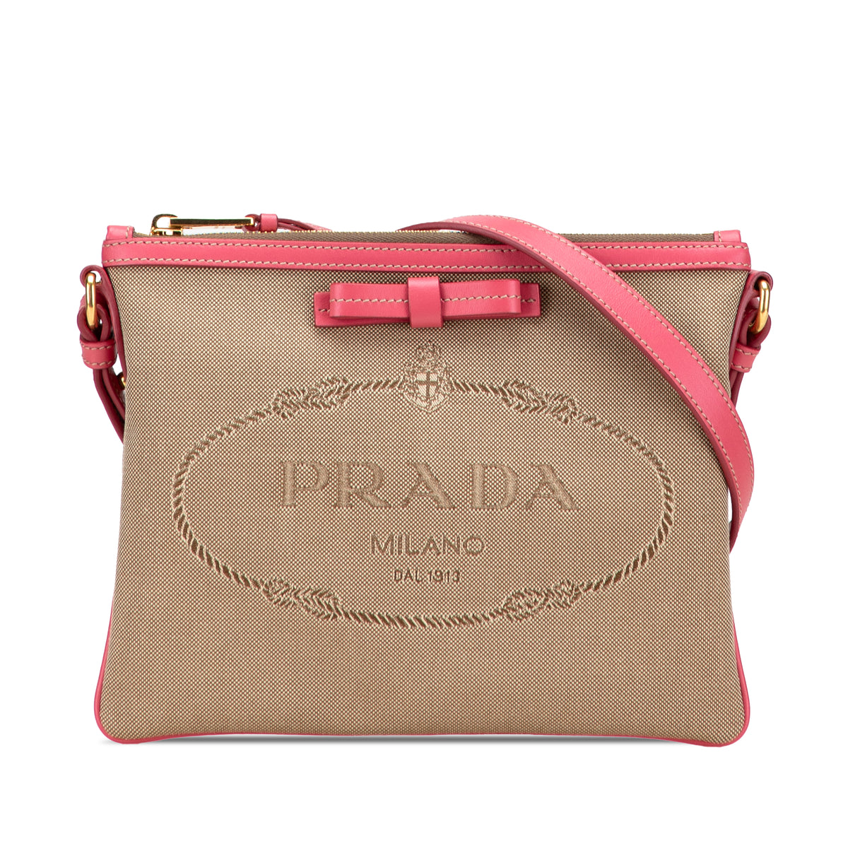 Canvas Canapa Logo Bow Crossbody
