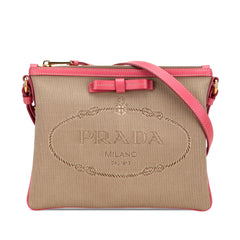 Canvas Canapa Logo Bow Crossbody