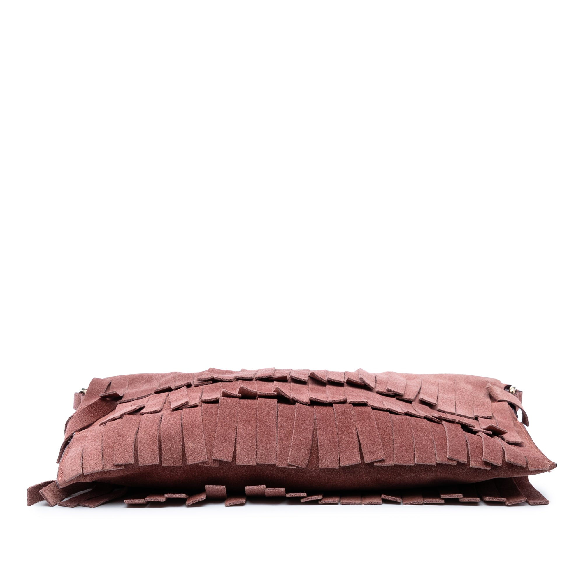 Suede Peyton Fringe Crossbody