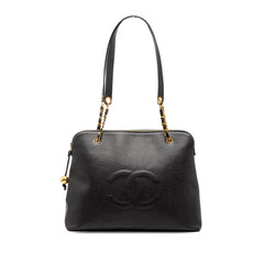 CC Caviar Shoulder Bag