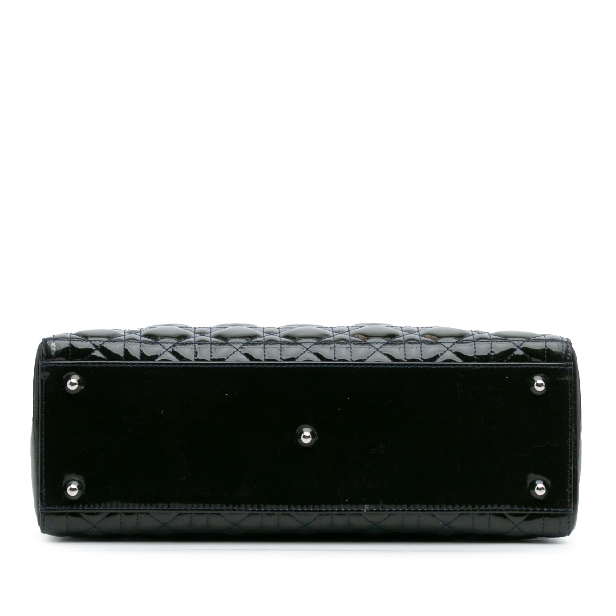 Large Patent Cannage Lady Dior