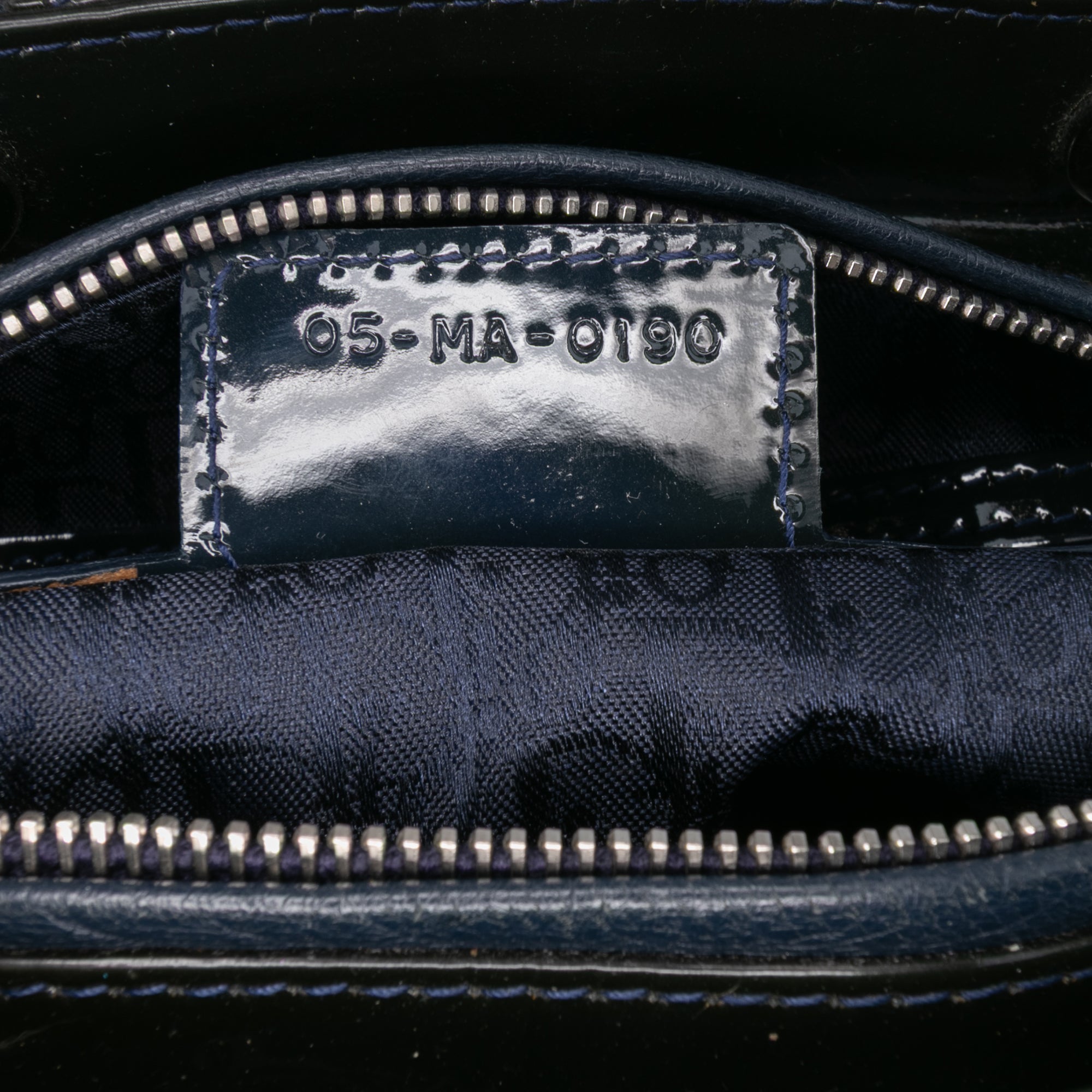 Large Patent Cannage Lady Dior