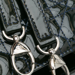 Large Patent Cannage Lady Dior