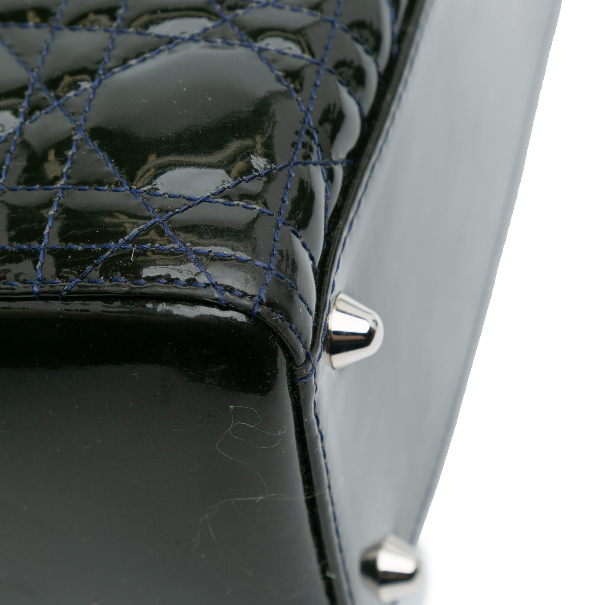 Large Patent Cannage Lady Dior