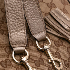 Large GG Canvas Bella Satchel