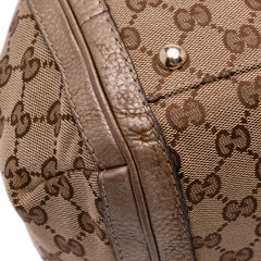Large GG Canvas Bella Satchel