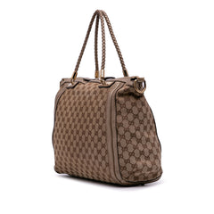 Large GG Canvas Bella Satchel