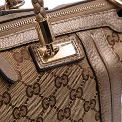 Large GG Canvas Bella Satchel