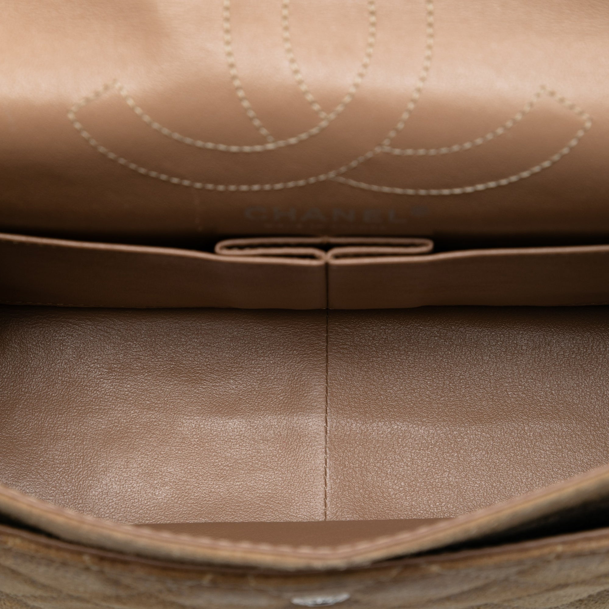 Reissue 2.55 Aged Metallic Calfskin Double Flap 227