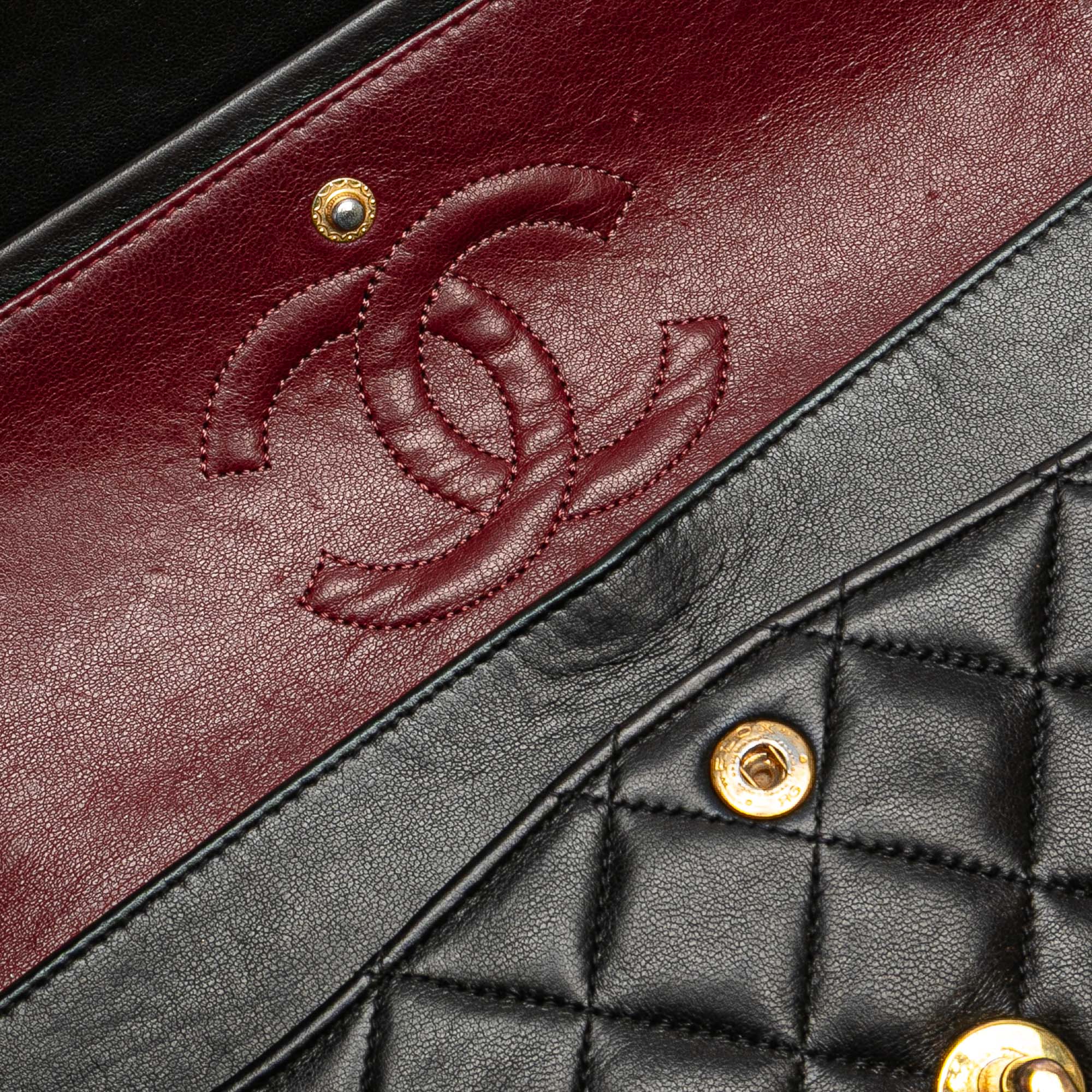 Small Classic Lambskin Double Flap