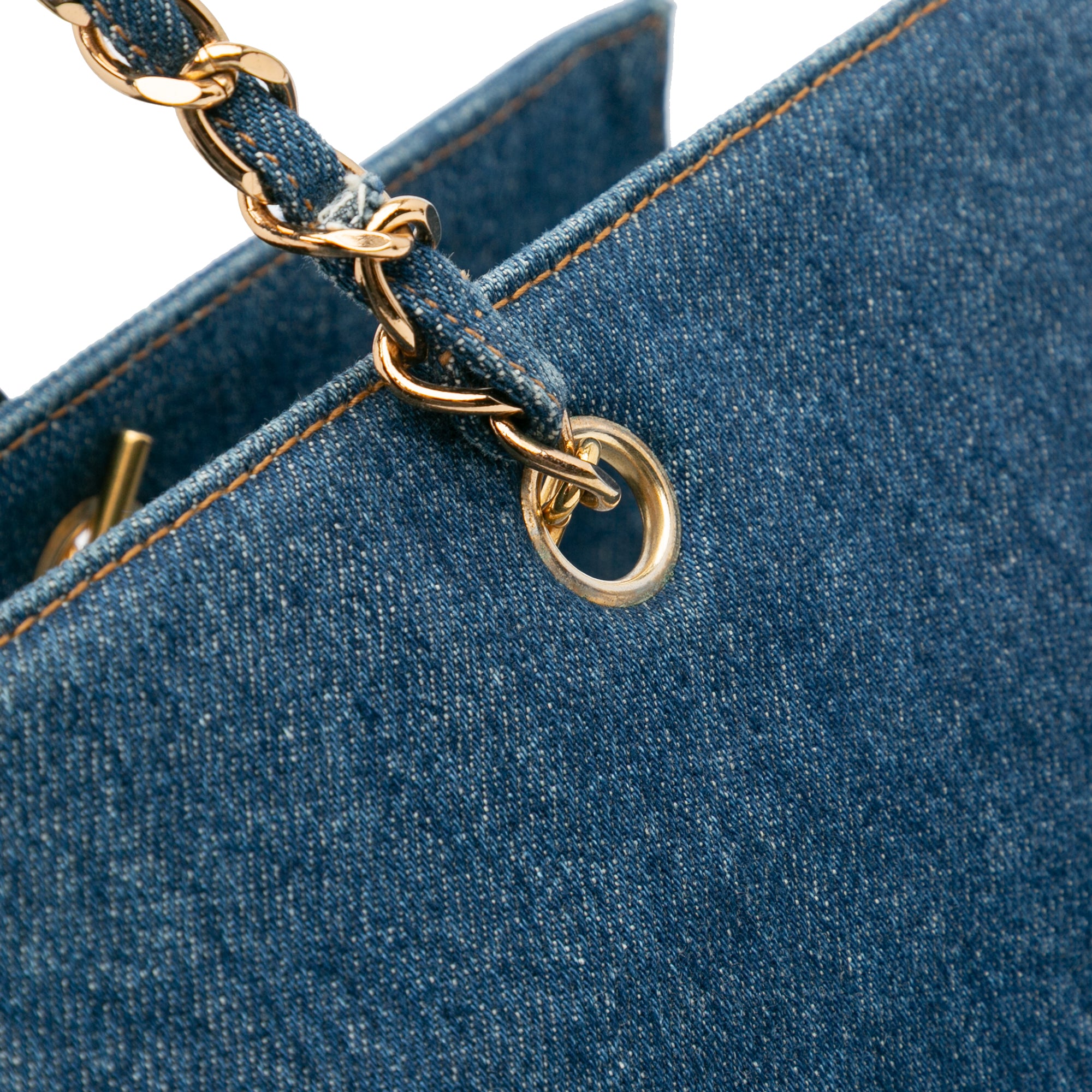 CC Denim Chain Tote