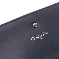 Metallic Patent Microcannage Diorama Wallet on Chain