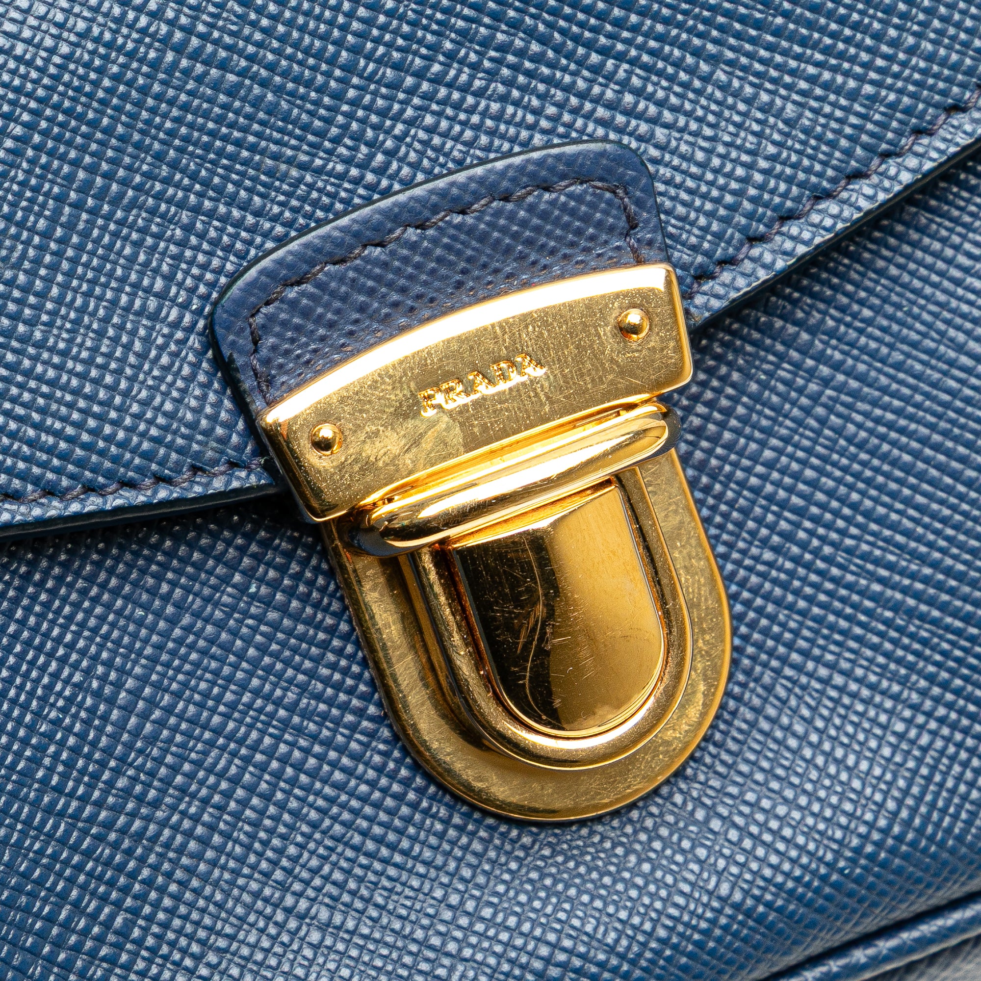 Saffiano Push Lock Pocket Camera Bag